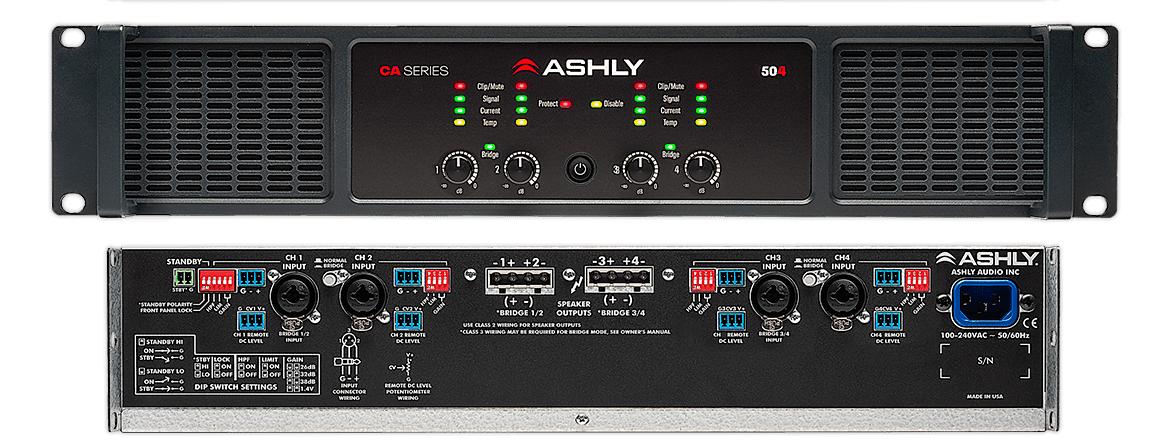 CA504 4-Channel Power Amplifier