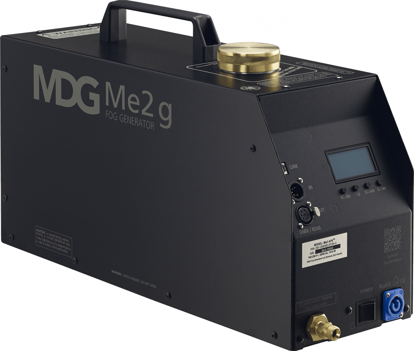 Me2, dual high output fog generator
