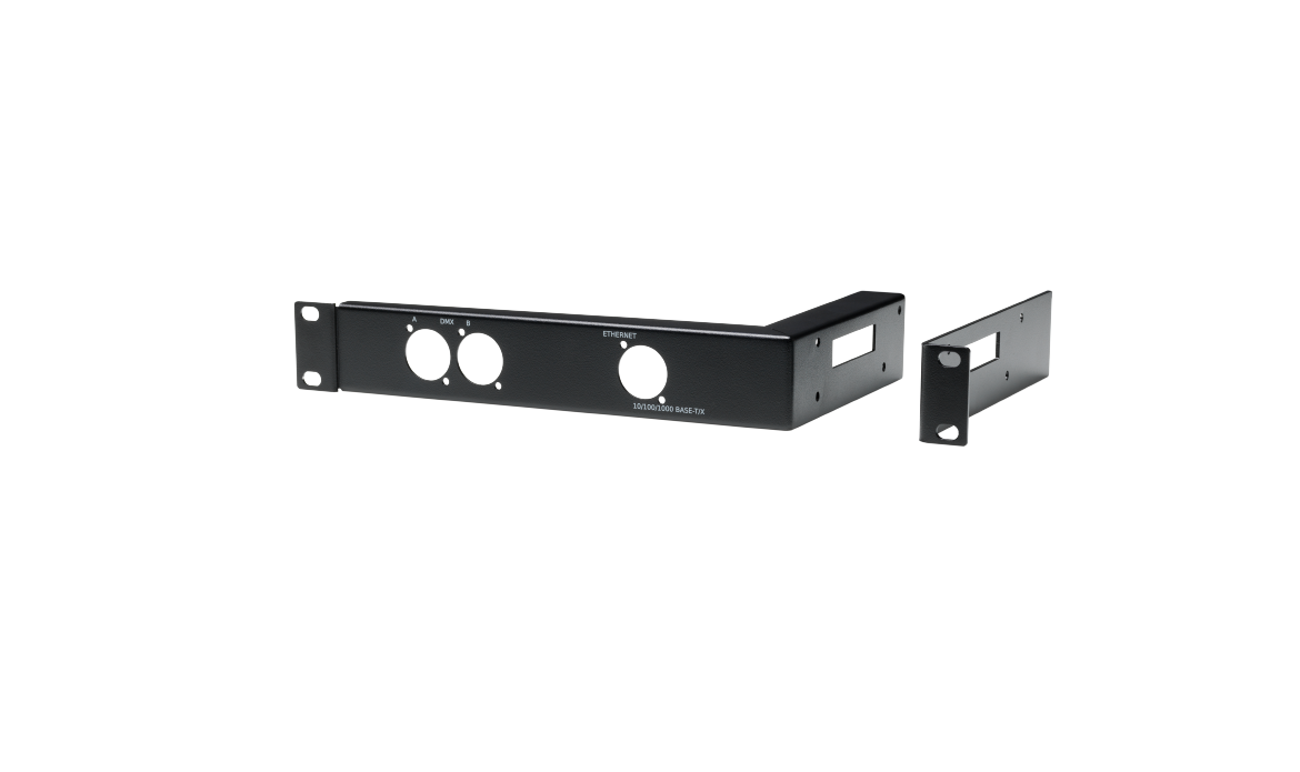 XLR 5-pin panel 19in. rack mounting kit for 1 x 2Port Node