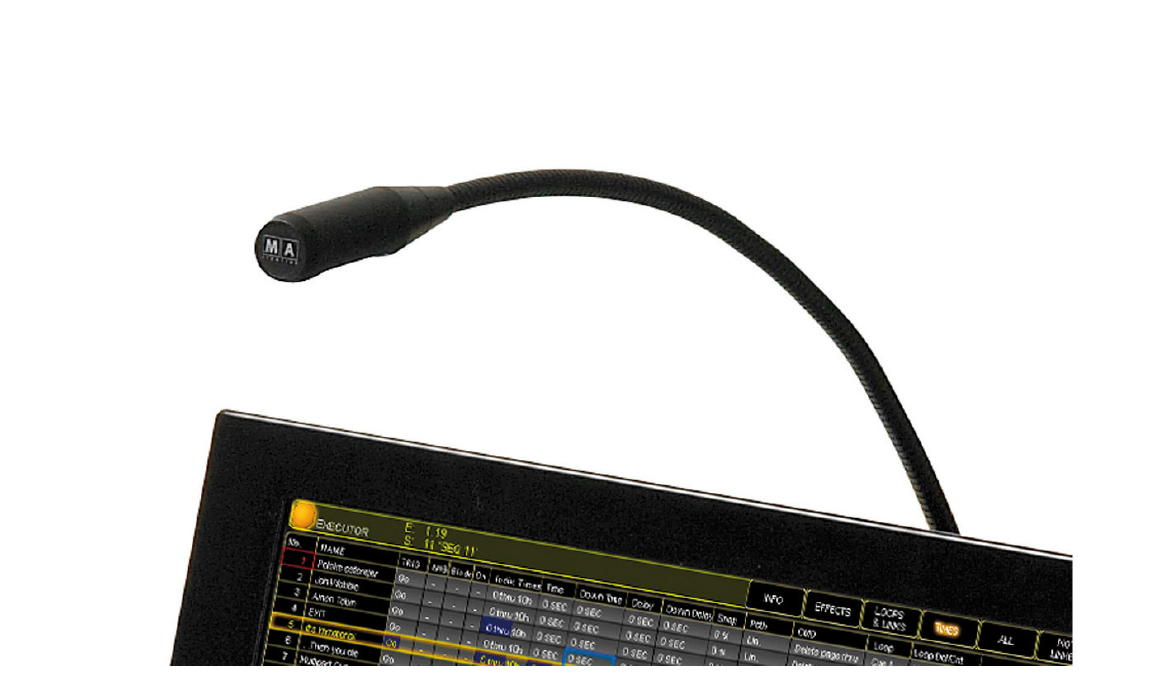 4-Pin LED Desklamp for grandMA2 consoles - 28”, 90° plug