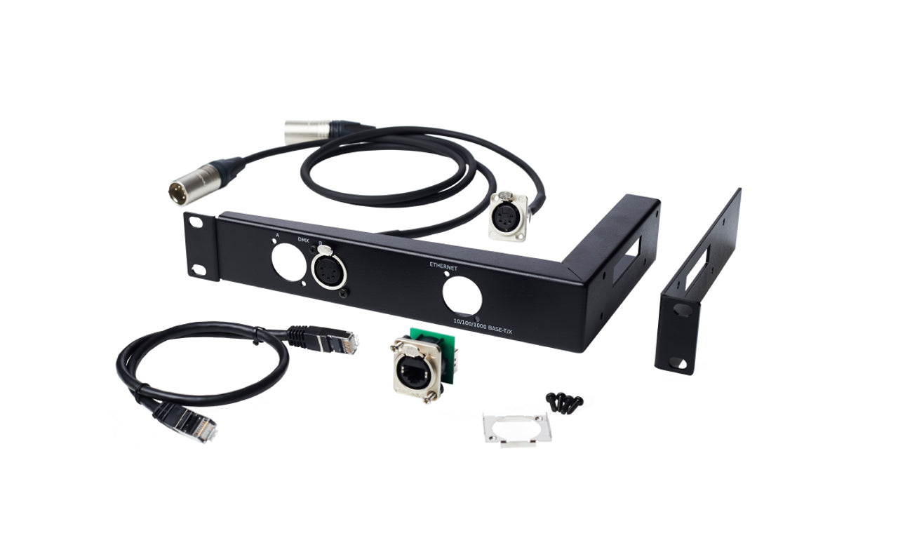 XLR 5-pin panel 19in. rack mounting kit for 1 x 2Port Node
