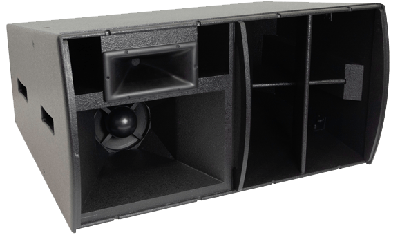THH Biamped 3-way Point Source Horn-Loaded Horizontal Speaker