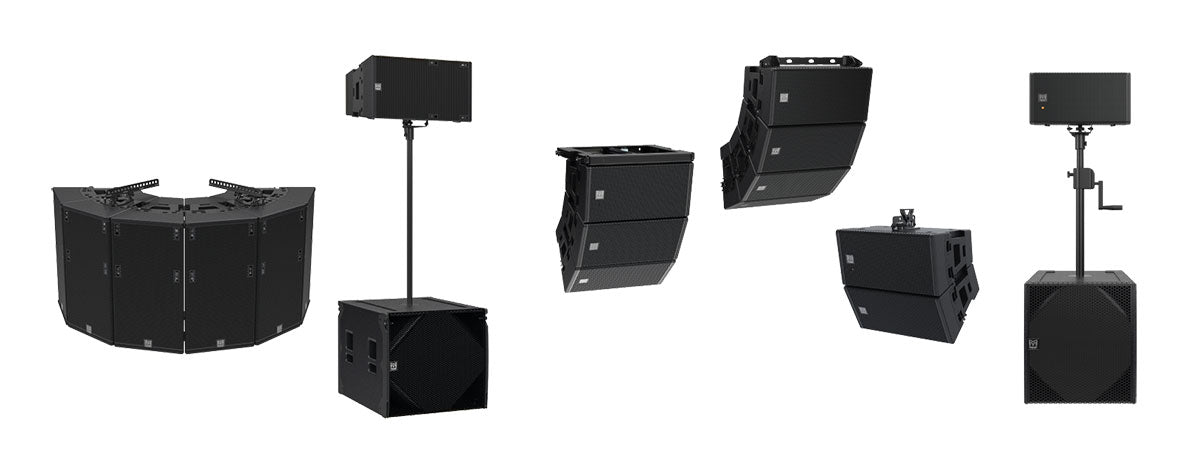 Torus T1215 2-Way 15-Degree Constant Curvature Enclosure Passive Speaker, Vertical