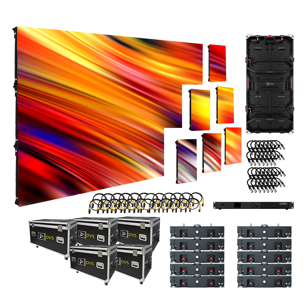 Vizra-2X 16-FT X 10-FT 2.9MM LED Video Wall System Package (NovaStar)