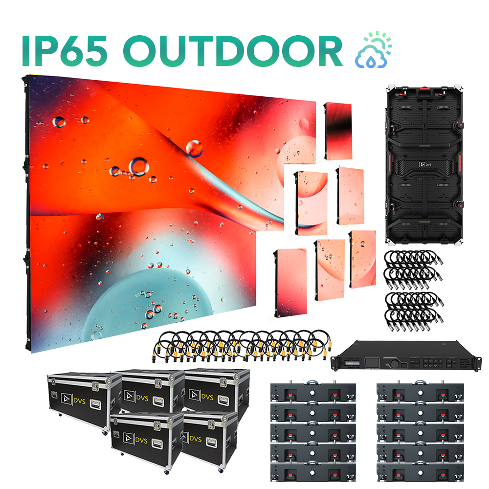 DVS LED Vizra-4XIP 16-FT X 10-FT 4.8MM IP65 Outdoor LED Video Wall ...