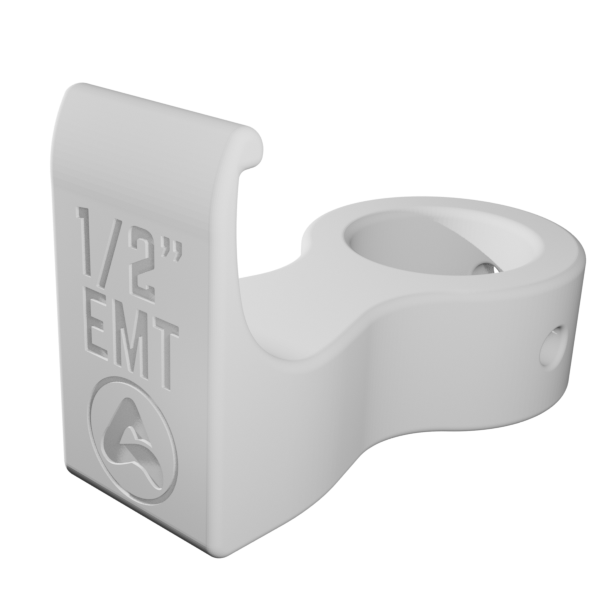 Vinyl Siding to Vertical Closed Pipe Clips for EMT