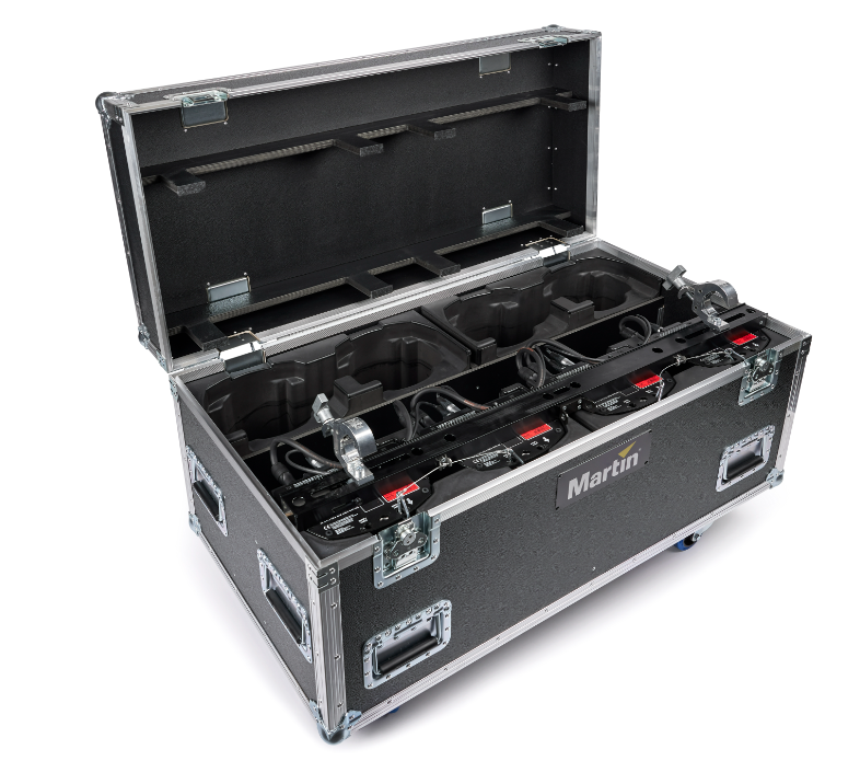 Mac One Flightcase for 8 Fixtures