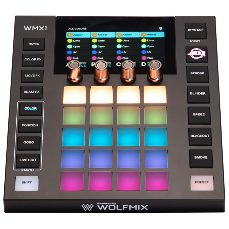 ADJ WMX1 MK3 DMX lighting controller front view