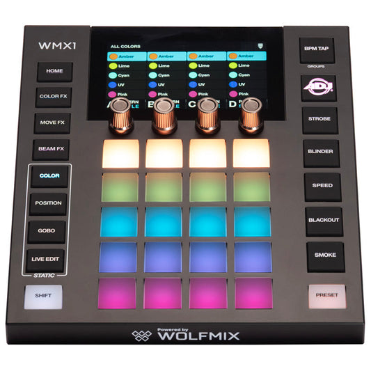 ADJ WMX1 MK3 DMX lighting controller front view