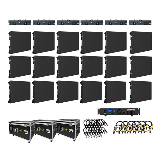 Vizra-2 10-FT x 5-FT 2.9mm LED Video Wall System System Package (NovaStar)