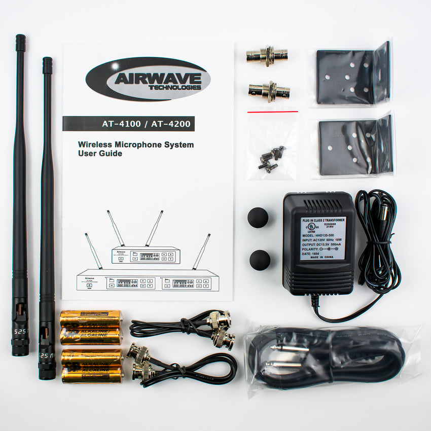 AT-4220 Titanium Clip Pack Wireless Microphone System (Dual Ear)