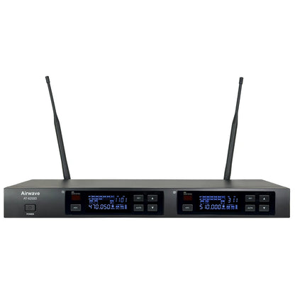 AT-6250D | 2 Channel Digital Wireless Microphone System with 1 Handheld, 1 Lavalier, 1 Bodypack Transmitter