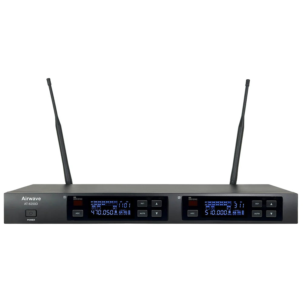 AT-6220D | 2 Channel Digital Wireless with 2 Lavaliers and 2 Bodypacks