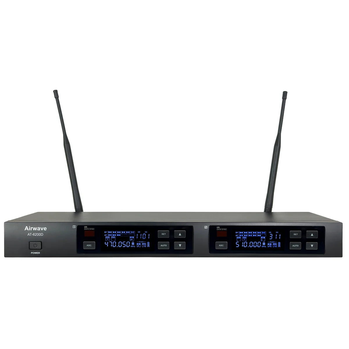 AT-6210D | 2 Channel Digital Wireless Handheld Microphone System