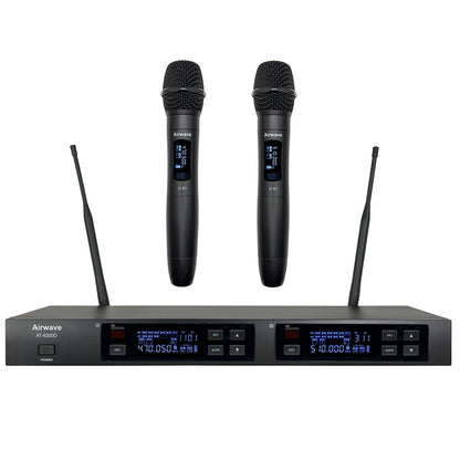 AT-6210D | 2 Channel Digital Wireless Handheld Microphone System
