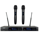 AT-6210D | 2 Channel Digital Wireless Handheld Microphone System