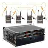 AT-HSD-4 PACK Pack Wireless Microphone System