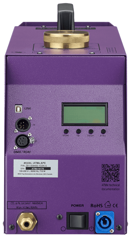 ATMe Single High Output haze generator w/ onboard DMX