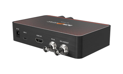 12GCSA: USB-C 12G-SDI Video Capture Card Box with Scaler/HDM/SDI Loop Out and Audio