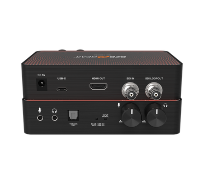 12GCSA: USB-C 12G-SDI Video Capture Card Box with Scaler/HDM/SDI Loop Out and Audio