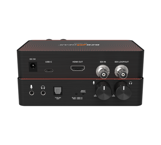 12GCSA: USB-C 12G-SDI Video Capture Card Box with Scaler/HDM/SDI Loop Out and Audio