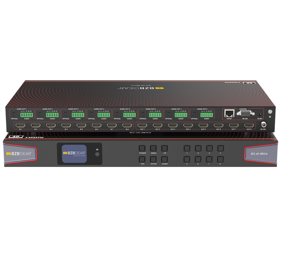 4K HDMI 8x8 Matrix Switcher