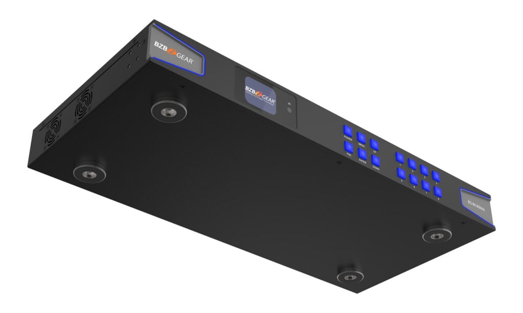 8K HDMI Matrix Switcher with Auto Downscaling/Audio De-embedder