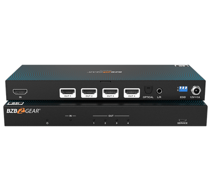 8K HDMI Splitter with Auto Downscalling/Audio De-embedder