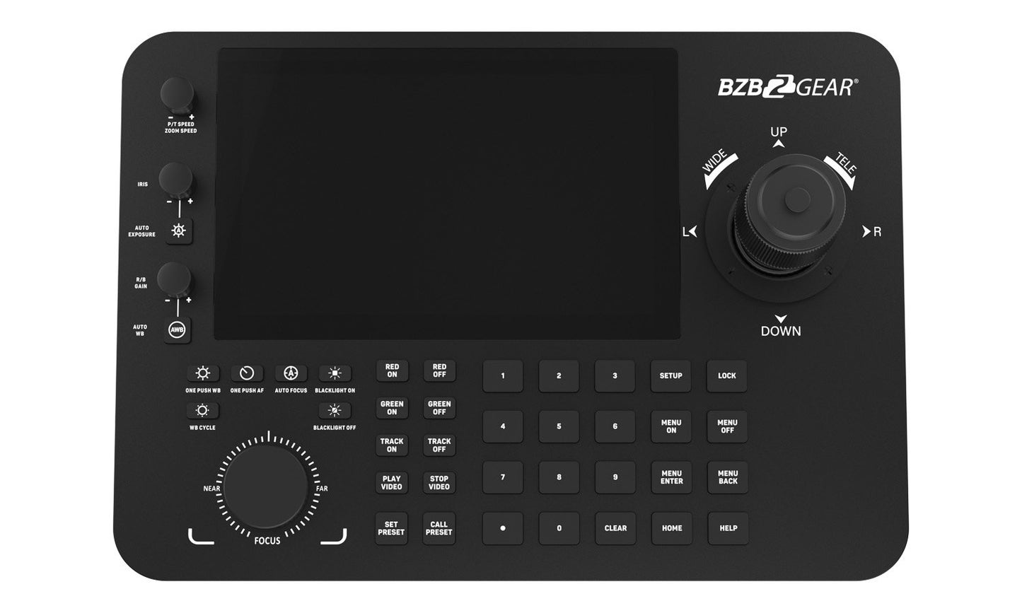 Commander-Pro: Professional Serial and IP PTZ Joystick Controller with Touchscreen and POE(IP/RS-232/422/485)