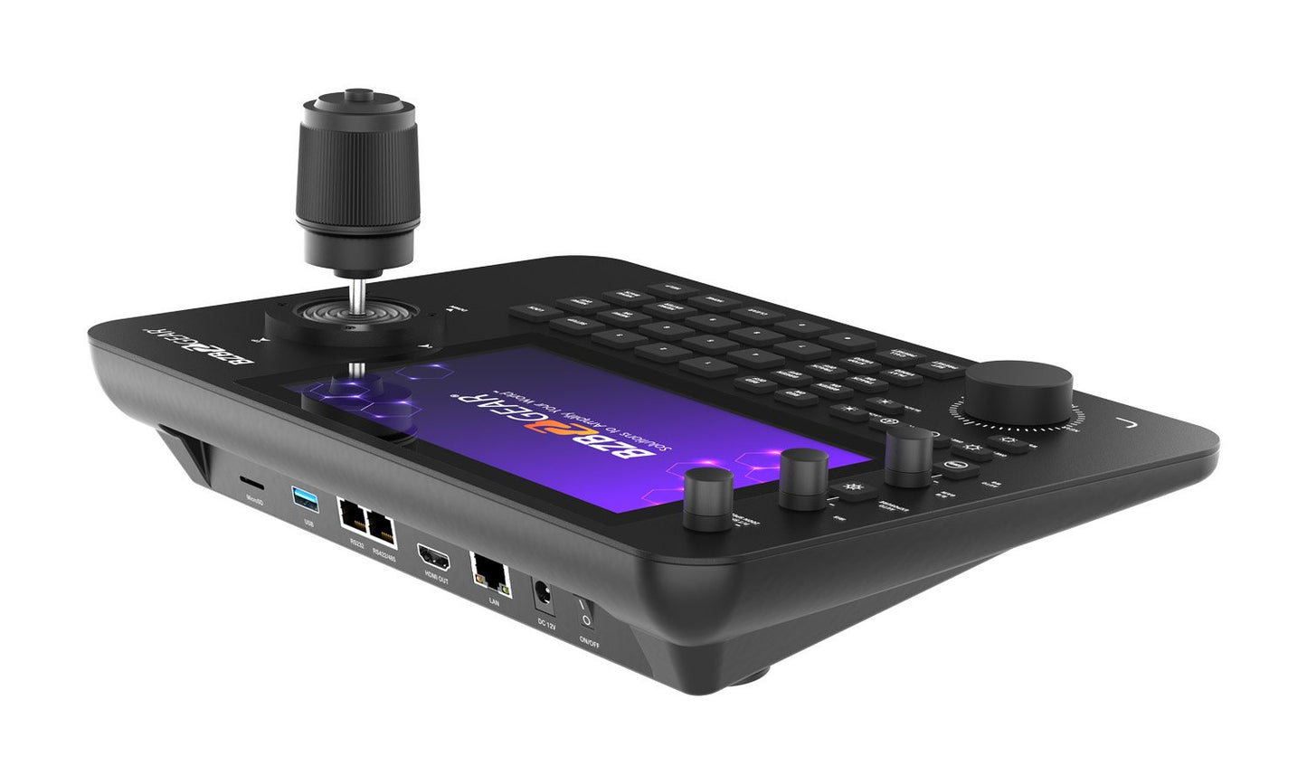 Commander-Pro: Professional Serial and IP PTZ Joystick Controller with Touchscreen and POE(IP/RS-232/422/485)