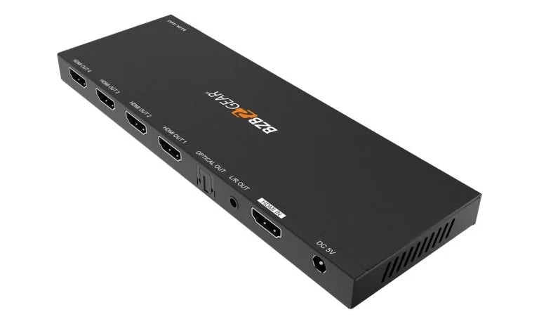 4K UHD HDMI Splitter with Downscaler with Digital and Analog Audio Output