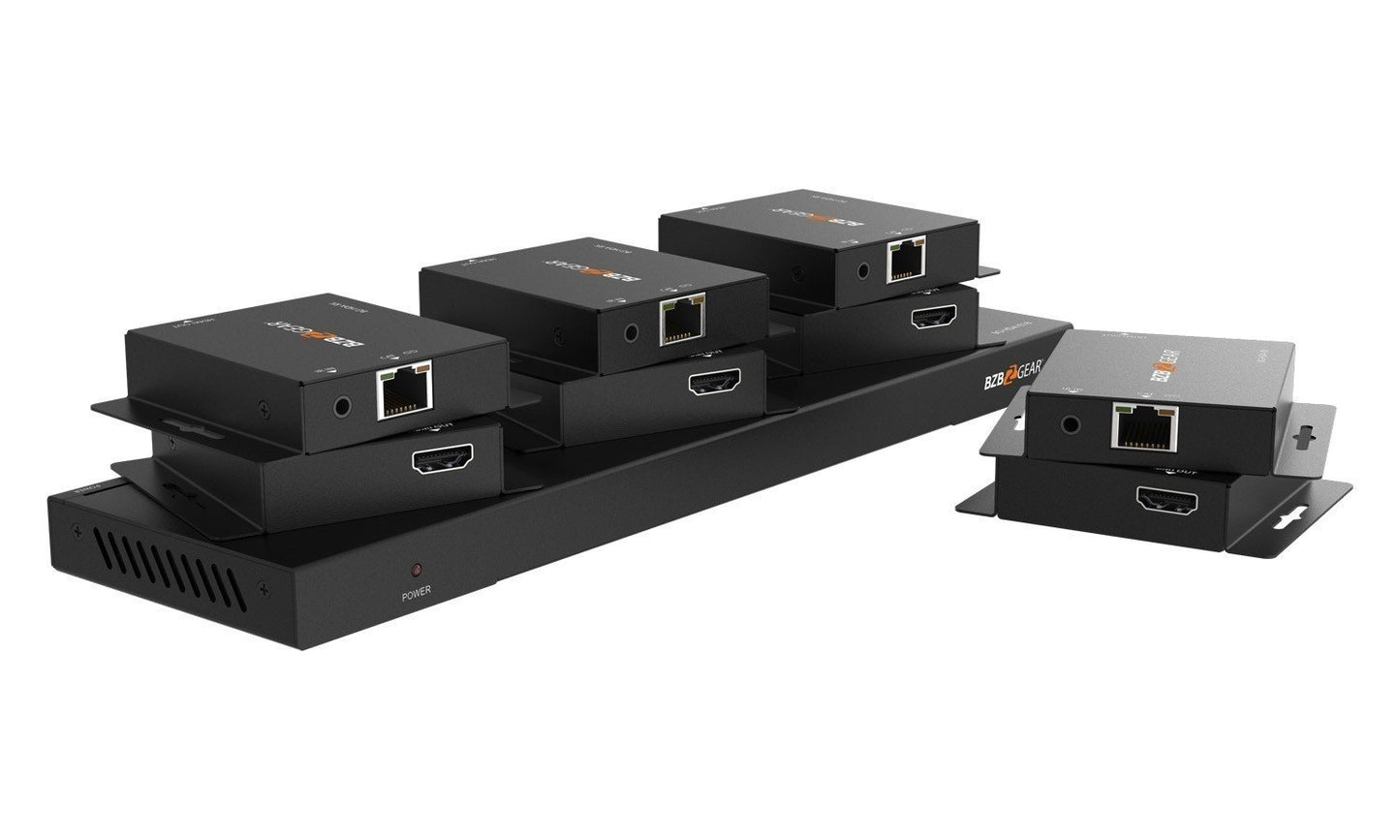 1080P/4K30 HDMI Splitter/Distribution Amplifier Kit with Receivers
