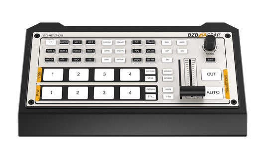 HDVS42U: 4-Channel 1080P FHD HDMI Live Streaming Switcher Mixer with HDMI/USB-C Output