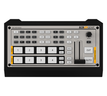 HDVS42U: 4-Channel 1080P FHD HDMI Live Streaming Switcher Mixer with HDMI/USB-C Output