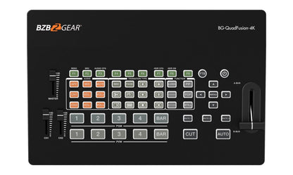 4-Channel 4K UHD Live Streaming HDMI/DP Switcher Mixer with PIP and USB 3.0 Capture Card