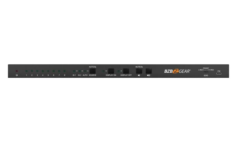 2x8 4K UHD HDMI Splitter/Distribution Amplifier with CEC Support
