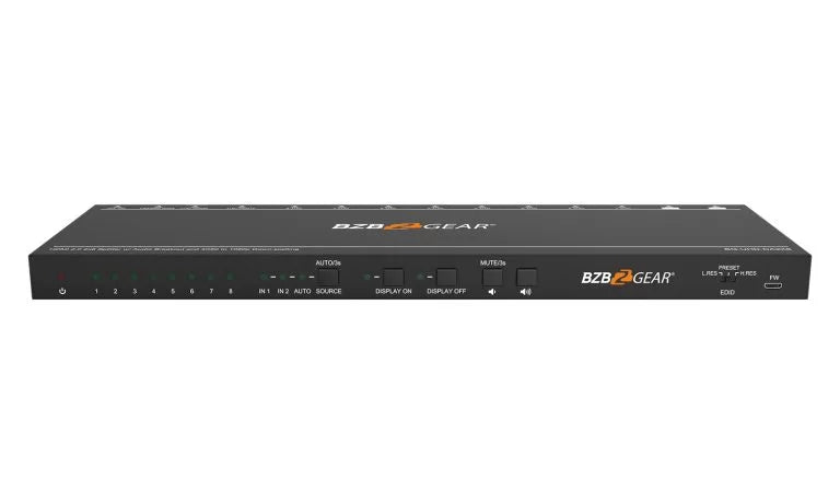 2x8 4K UHD HDMI Splitter/Distribution Amplifier with CEC Support