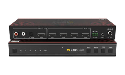 UHD-MVS42MA: 4K UHD HDMI Seamless Switcher/Quad MultiViewer with Audio De-embedder