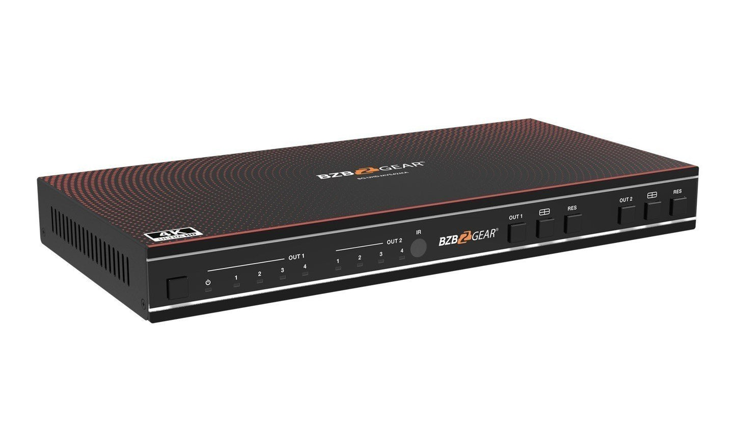 UHD-MVS42MA: 4K UHD HDMI Seamless Switcher/Quad MultiViewer with Audio De-embedder