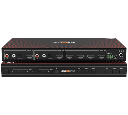 UHD-MVS42MA: 4K UHD HDMI Seamless Switcher/Quad MultiViewer with Audio De-embedder
