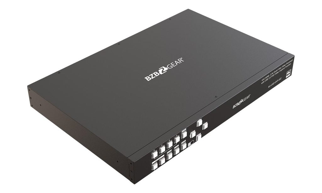 4x2 4K UHD Seamless Switcher/Scaler/MultiViewer with Audio De-embedder and Built-in USB Capture Card