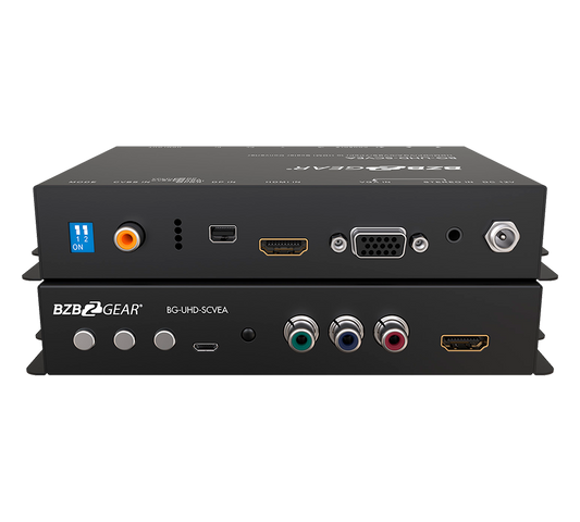 4K UHD Multi-Format HDMI/DP/VGA/CVBS/YPbPr to HDMI Scaler/Converter