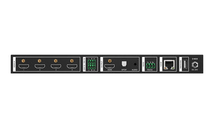 UMV-HA41: 4x1 4K UHD HDMI Seamless Switcher/Scaler/MultiViewer with IP/RS-232/Audio De-embedding
