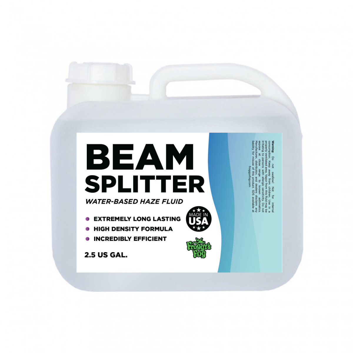 Froggy's Beam Splitter Haze Fluid - 2.5 Gallon (New)