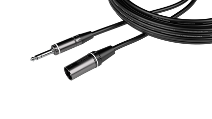 Male XLR to TRS Cable