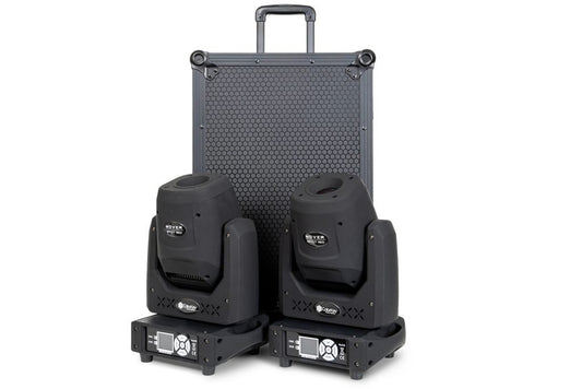 Mover Spot 150 
2-Pack Bundle w/ Flight Case Trolley