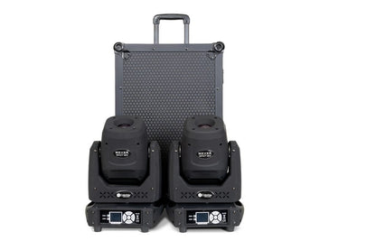 Mover Spot 150 
2-Pack Bundle w/ Flight Case Trolley