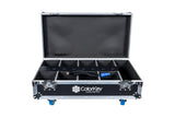 8-pc Charging Flight Case w/ Casters for MobilePar Mini HEX4