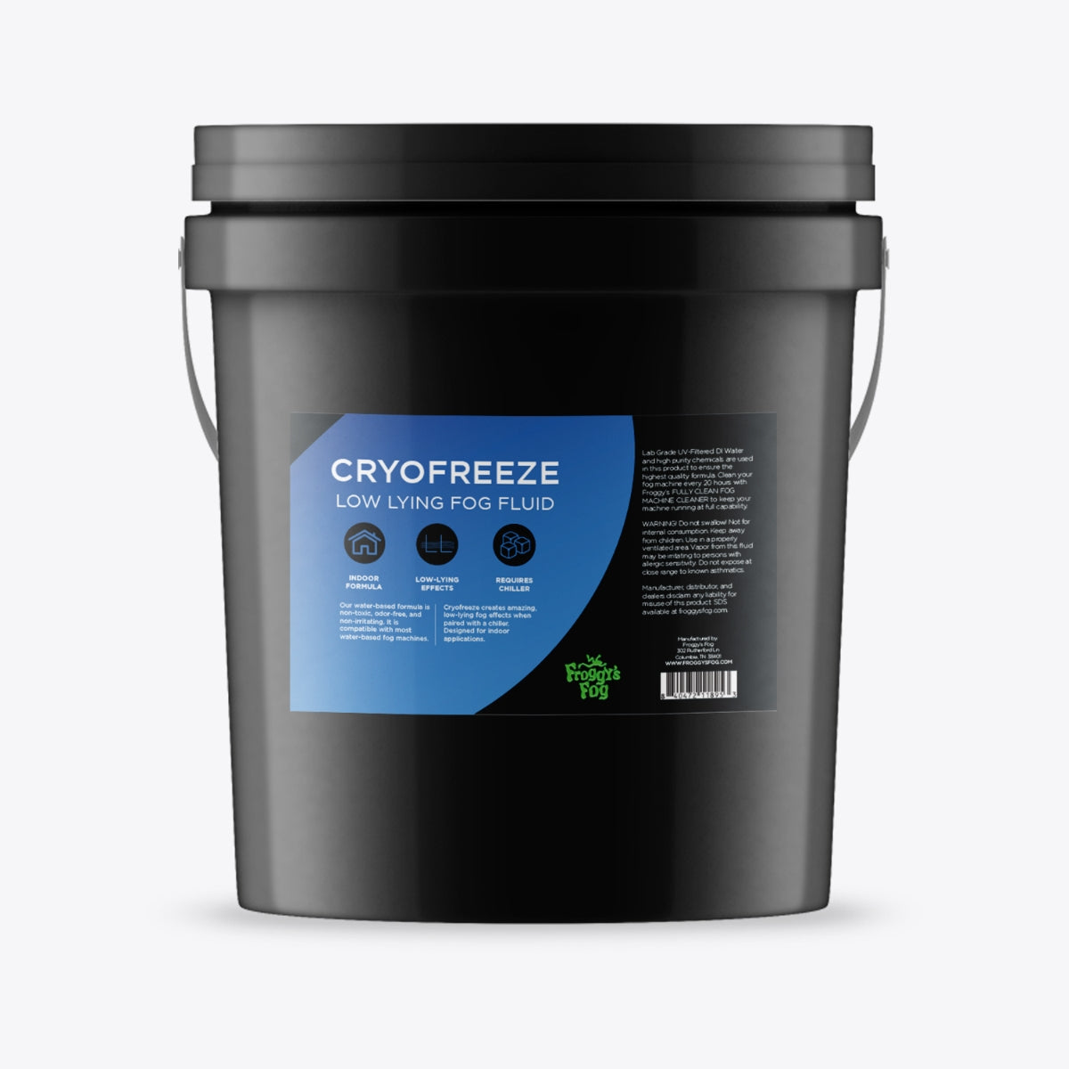Froggy's Cryo Freeze Fog Fluid - 5 Gallon (New)