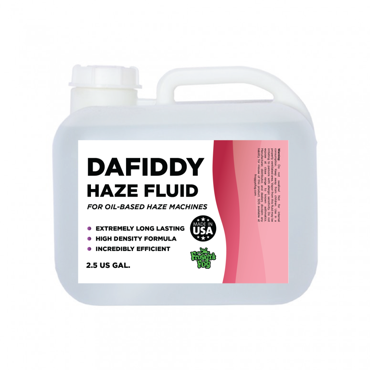 Froggy's DaFiddy DF50 Haze Fluid - 2.5 Gallon